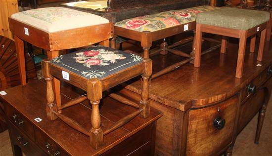 Five stools